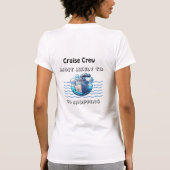 T-shirt Cute Cruise  Crew Most Likely Teal Personalize (Dos)