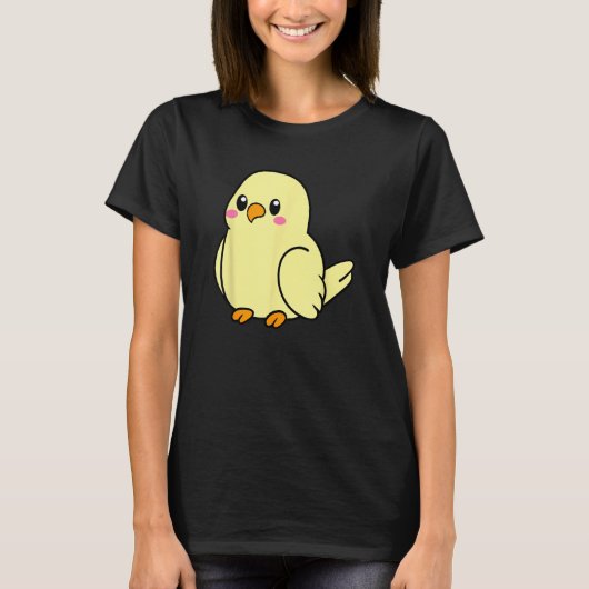 T-shirt Cute Cuddly Chubby Cockatiel (Devant)