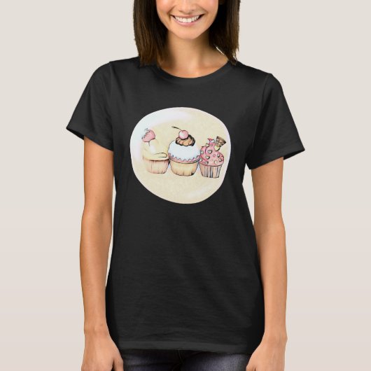 T-shirt Cute  Cupcake  Bakery Cake  Baking (Devant)