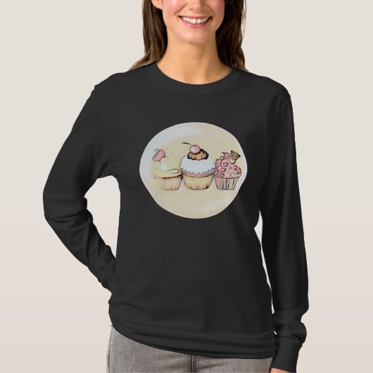 T-shirt Cute  Cupcake  Bakery Cake  Baking (Devant)