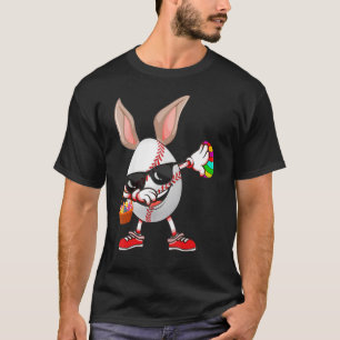 T-shirt Cute Dabbing Easter Bunny Egg Hunt Kids