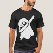T-shirt Cute Dabbing Ghost Dab Dance Gesture Pose Hallowee (Devant)