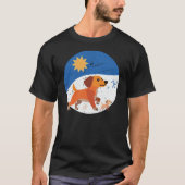 T-shirt Cute Dachshund Family Sunny Day Vibes (Devant)