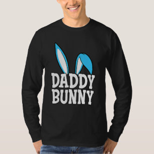 T-shirt Cute Daddy Bunny Costume mignon Papa Famille Corre