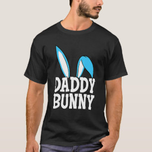 T-shirt Cute Daddy Bunny Costume mignon Papa Famille Corre
