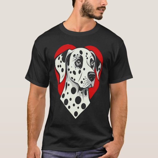 T-shirt Cute Dalmatian (Devant)