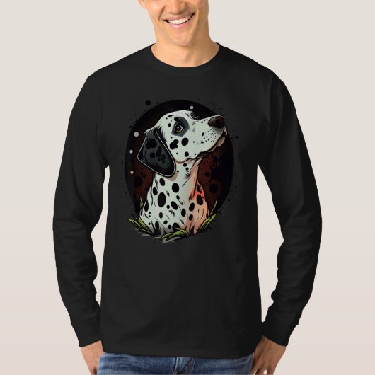 T-shirt Cute Dalmatian Dog on Dalmatian 1 (Devant)