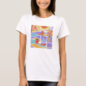 T-shirt Cute Dancing Fruits Retro (Devant)