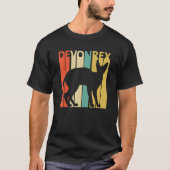 T-shirt Cute Devon Rex Cat (Devant)