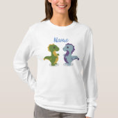 T-shirt Cute Dinosaur Paire Thunder_Cove (Devant)