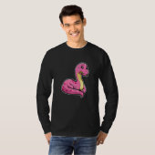 T-shirt Cute Dinosaur Primeval Animal Apatosaurus Premium (Devant entier)