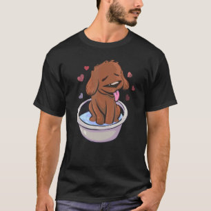 T-shirt Cute Dog Bowl Puppy Labrador Hommes Top Femme