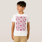 T-shirt Cute dog pattern for dog lovers (Devant entier)