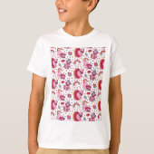 T-shirt Cute dog pattern for dog lovers (Devant)
