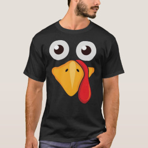 T-shirt Cute Drôle Turquie Face Thanksgiving Cadeau indisp