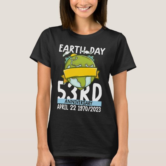 T-shirt cute earth day 53rd anniversary earth day  4 (Devant)