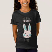 T-Shirt Cute Easter Bunny Kids Tee (Devant)