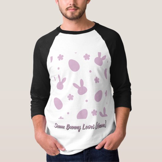 T-shirt Cute Easter Bunny Pattern Shirt – Pastel Bunny & E (Devant)