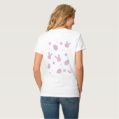 T-shirt Cute Easter Bunny Pattern Shirt – Pastel Bunny & E (Dos entier)
