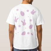 T-shirt Cute Easter Bunny Pattern Shirt – Pastel Bunny & E (Dos)