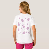 T-shirt Cute Easter Bunny Pattern Shirt – Pastel Bunny & E (Dos entier)