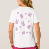 T-shirt Cute Easter Bunny Pattern Shirt – Pastel Bunny & E (Dos)