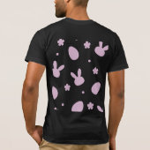 T-shirt Cute Easter Bunny Pattern Shirt – Pastel Bunny & E (Dos)
