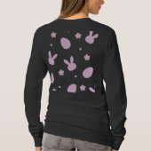 T-shirt Cute Easter Bunny Pattern Shirt – Pastel Bunny & E (Dos)