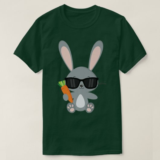 T-shirt Cute Easter Bunny Rabbit (Design devant)