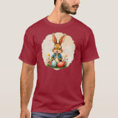 T-shirt Cute Easter Bunny – Soft Frame - camiseta (Devant)