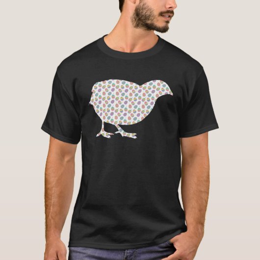T-shirt Cute Easter Egg Quail Jour de Pâques 2023 (Devant)