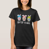 T-shirt Cute Easter Squad Bunny Gnome Pastel Spring Eggs A (Devant)