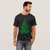 T-shirt Cute Elephant Christmas Tree With Ornament Xmas El (Devant entier)