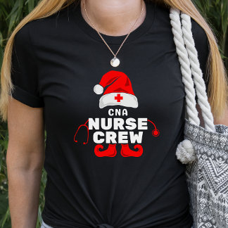 T-shirt Cute Elf CNA infirmière équipage de Noël