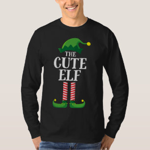 T-shirt Cute Elf Matching Famille Groupe Noël Fun