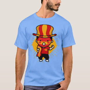 T-shirt Cute espagnol fan Kawaii Cute Espagne Supporter