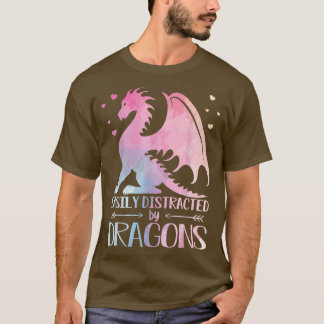 T-shirt Cute Facilement Distrait par Dragons Pastel Toddle