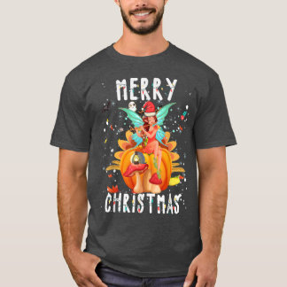 T-shirt Cute Fairy Merry Christmas light Cool Fairy Xmas P