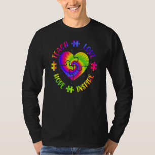 T-shirt Cute Faith Hope Amour Sensibilisation sur l'autism
