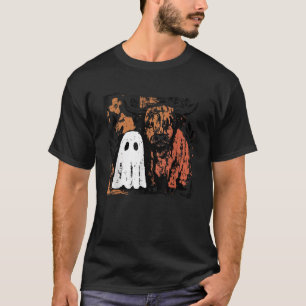 T-shirt Cute Fall Highland Cow Ghost Halloween Éffrayant p