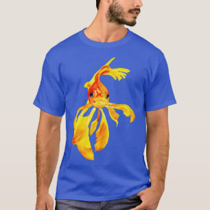 T-shirt Cute Fantail Goldfish Vector Art
