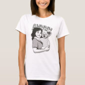 T-SHIRT CUTE FILLE HUGGING KOALA (Devant)