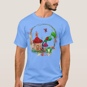 T-shirt Cute Fleur Cottagecore Bouteille de champignons es