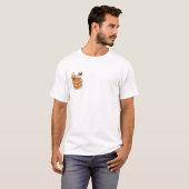 T-shirt Cute Fluffy Pancake Stack with Butter Character (Devant entier)