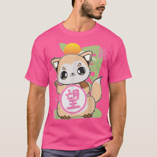 T-shirt Cute Fo Avec Espoir Kanji Et Esthétique Japonaise