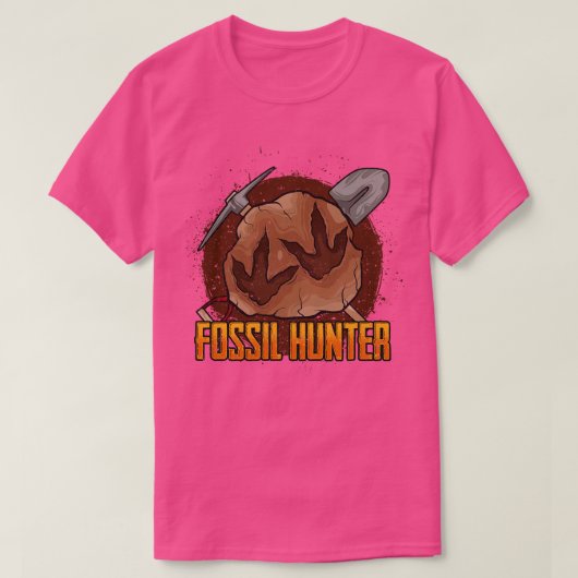 T-shirt Cute Fossil Hunter Paléontologie Dinosaure Obsédée (Design devant)