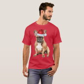 T-shirt Cute French Bulldog Funny Christmas (Devant entier)