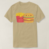 T-shirt Cute Fries et Buger (Design devant)
