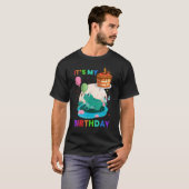T-shirt Cute Frog 4th Birthday Frogs Animal Graphic (Devant entier)