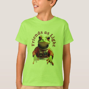 T-shirt Cute Frog Commander dans navette spatiale